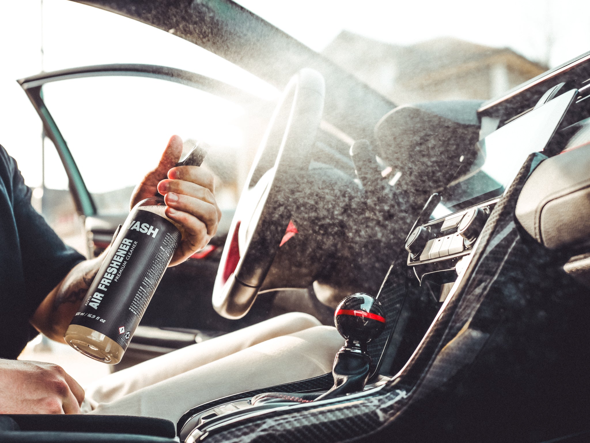 Car Interior Cleaning Kit – Glass, Leather, Plastic & Dashboard Care Set with Microfiber 7WASH