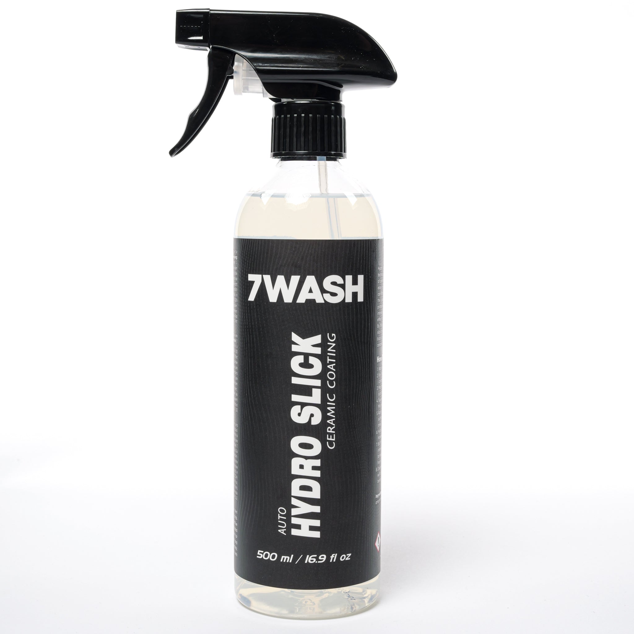 7WASH Ceramic Quick Sealant 500 ml ceramic spray sealant for hydrophobic paint protection, slick finish, water beading, and professional car detailing coating