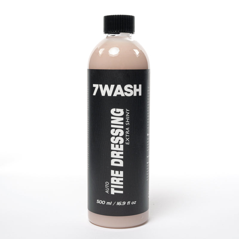 Reifenglanz & Pflege – Extra glänzendes Finish – Lang anhaltender Schutz 500 ml 7WASH