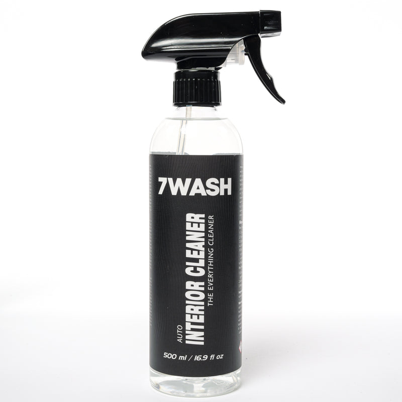Innenraumreiniger – Pflege von Kunststoff, Leder und Zierteilen auf verschiedenen Oberflächen, 500 ml, 7WASH