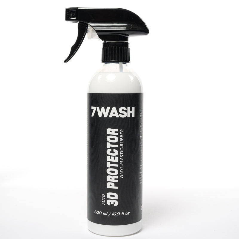 Kunststoff- und Gummipflege – 3D-Protector Innen- und Außenglanz 500 ml 7WASH