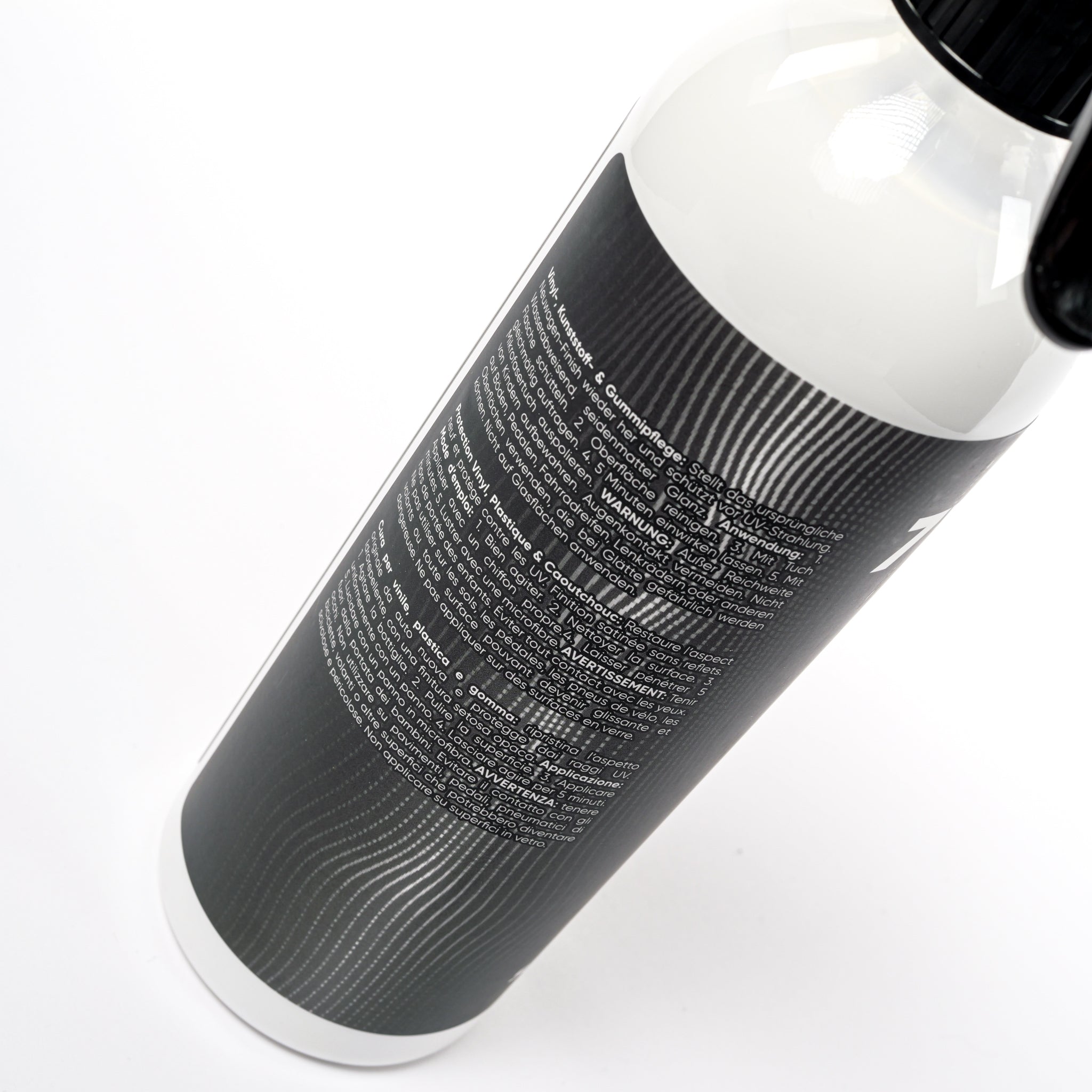 7WASH Plastic & Rubber Protector 500 ml 3D protector for interior and exterior plastic and rubber surfaces with UV protection, color restoration, and professional car detailing care