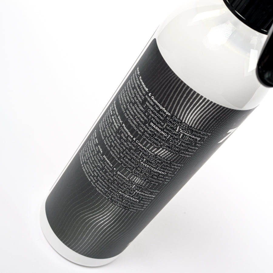 7WASH 3D-Protector 500 ml, soin plastiques et caoutchoucs avec protection UV