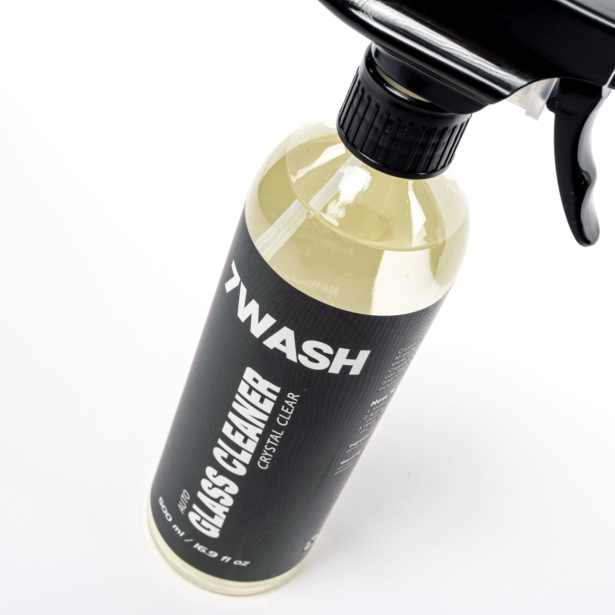 7WASH Glass Cleaner 500 ml streak-free car glass cleaner for windows, mirrors, windshields, and interior glass cleaning for clear visibility and professional car detailing