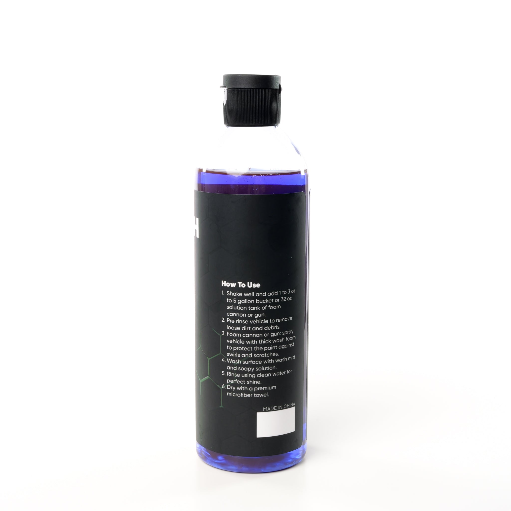 7WASH Wash Shampoo Premium 500 ml Autoshampoo Flasche Vorderansicht