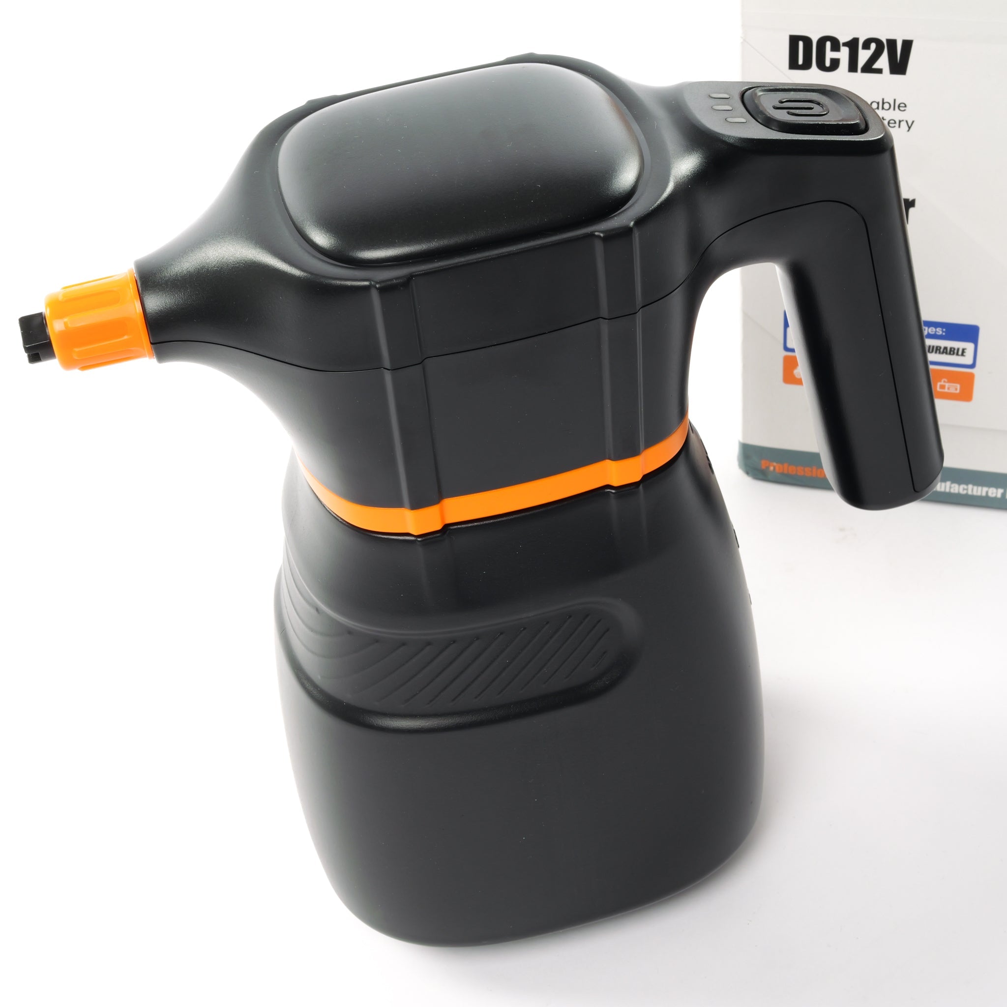 7WASH elektrischer Akku Foamsprüher 12V mit Lithium-Akku und 3,6 bar Druck für Autowäsche und Fahrzeugpflege