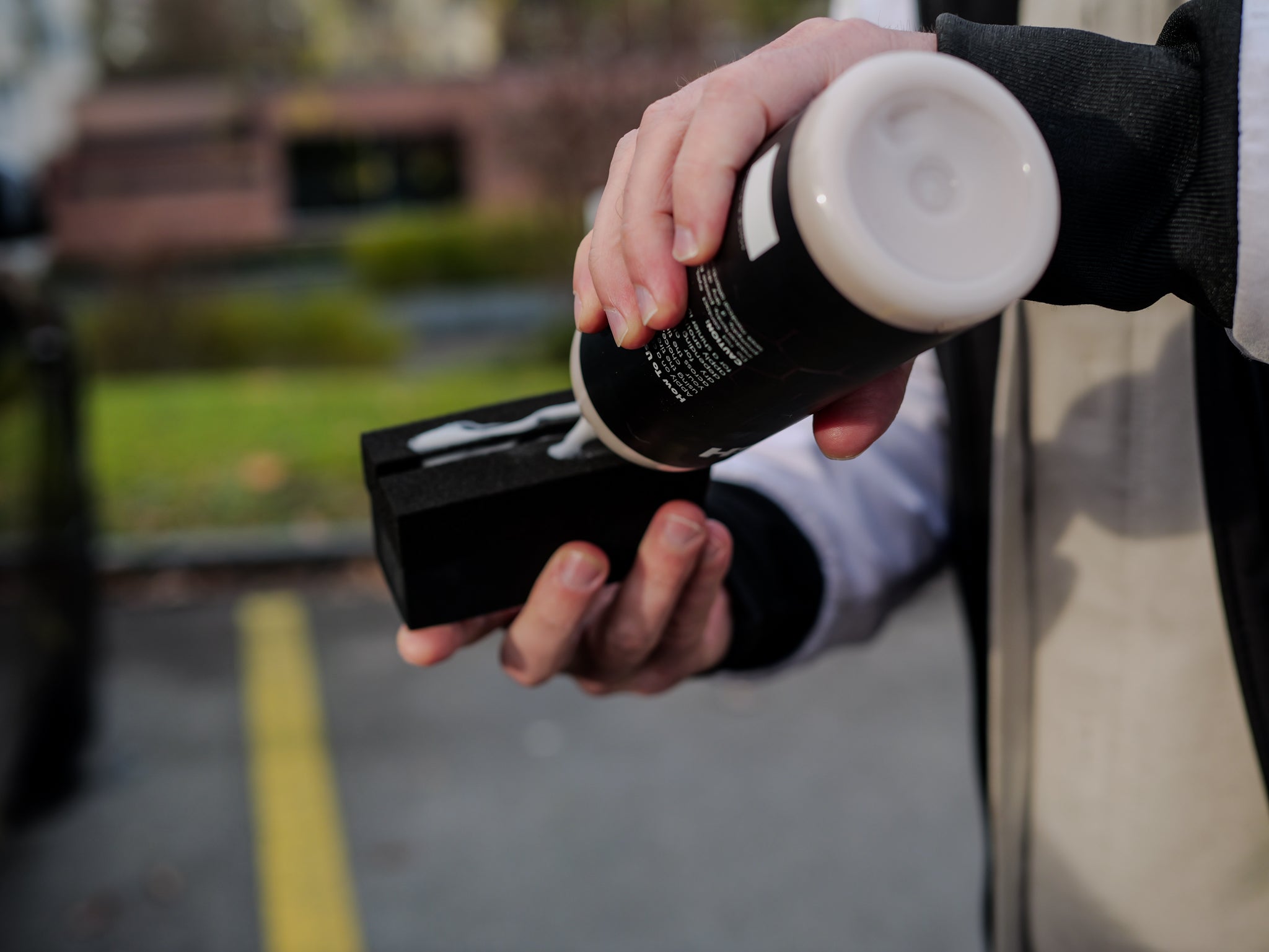 7WASH Tire Dressing Extra Shiny 500 ml Reifenglanz Flasche Vorderansicht